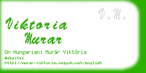 viktoria murar business card