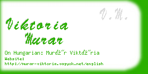 viktoria murar business card